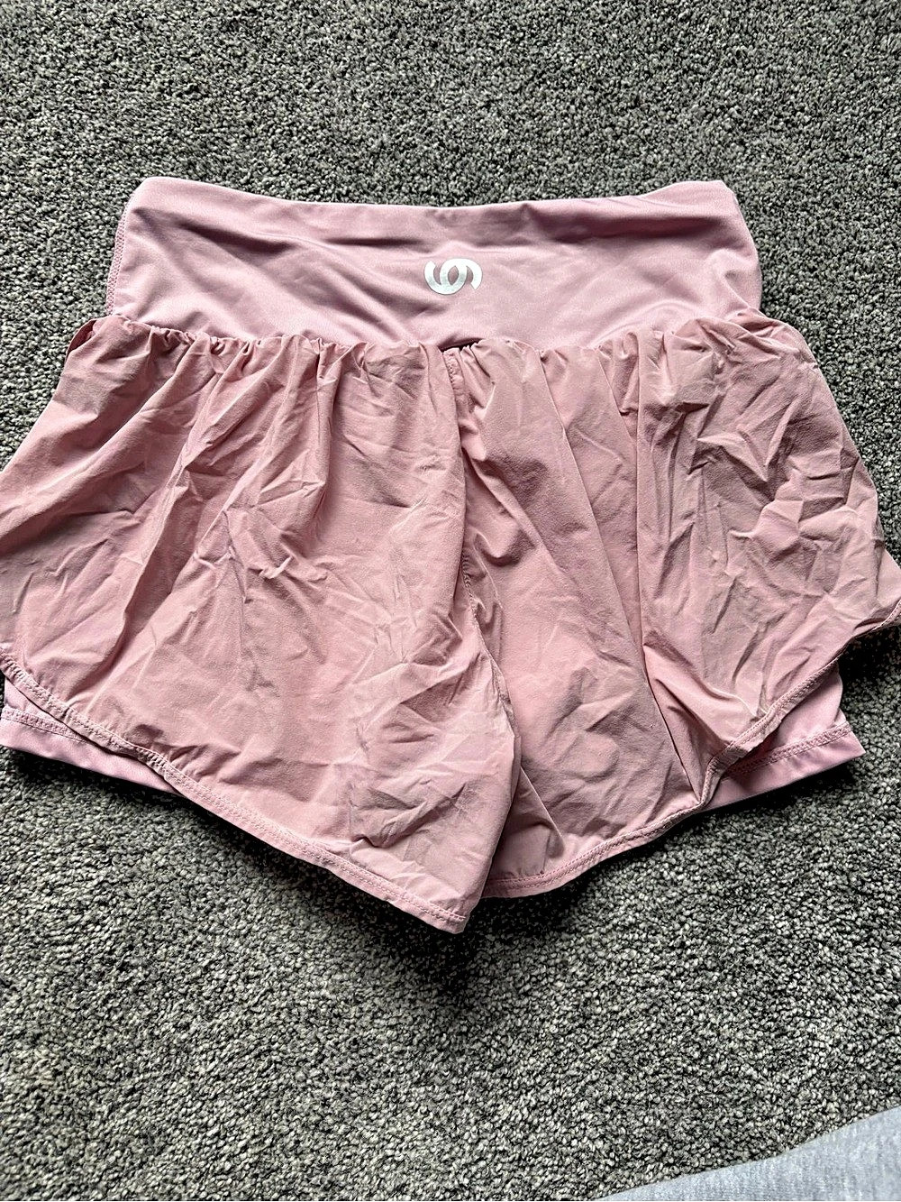 CadiMus Athletic Running Shorts in Pink Size Medium